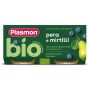 Plasmon omogeneizzato bio pera mirtilli 2 vasetti x 80 g