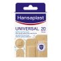 Cerotto hansaplast universal resistente all'acqua 4 forme assortite 20 pezzi