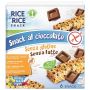 Rice&rice snack di riso al cioccolato 6 x 21 g senza lievito
