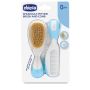 Chicco spazzola + pettine azzurro