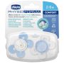 Chicco succhietto comfort boy silicone 0-6 mesi 2 pezzi