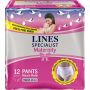Lines specialist maternity mutandina assorbente per perdite post parto misura medium 12 pezzi