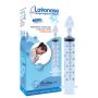 Lavonase irrigazione nasale non sterile siringa 60 ml + luer-lock con cappuccio + ugello nasale con raccordo luer-lock + perforatore con valvola non ritorno con tappo