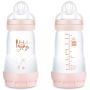 Mam biberon easy start 260ml confezione doppia femmina