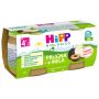 Hipp bio omogeneizzato prugna e mela 2 x 80 g