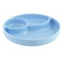 Chicco piatto silicone ventosa blu