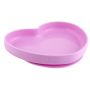Chicco piatto cuore ventosa silicone rosa