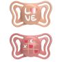 Chicco succhietto light rosa silicone 16-36m 2 pezzi