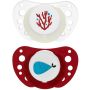 Chicco succhietti air rosso lumi silicone 16-36 mesi 2 pezzi