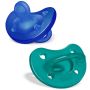 Chicco gommotto silicone azzurro 6-16 mesi 2 pezzi