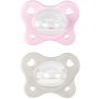 Chicco dual soft succhietto rosa 2-6 mesi 2 pezzi