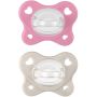 Chicco dual soft succhietto rosa 6-16 mesi 2 pezzi