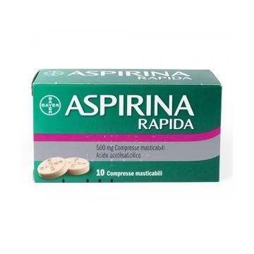 Aspirina rapida 500 mg compresse masticabili