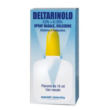 Deltarinolo 5 mg/ml + 1,25 mg/ml spray nasale, soluzione