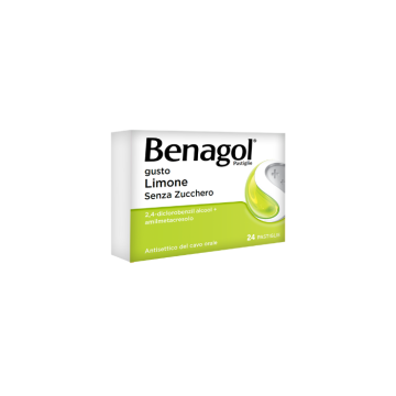 Benagol 24 past.s/z limone