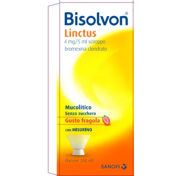 Bisolvon linctus 4 mg/5 ml sciroppo gusto fragola