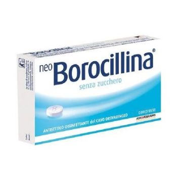 Neo borocillina 1,2 mg + 20 mg pastiglie senza zucchero