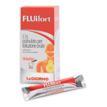 Fluifort 2,7 g granulato per soluzione orale