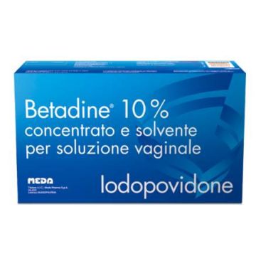 Betadine 10% concentrato e solvente per soluzione vaginale
