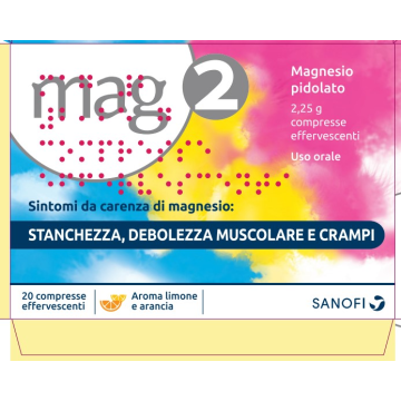 Mag2 2,25 g compresse effervescenti