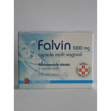 Falvin 2 capsule vaginali molli 1000mg