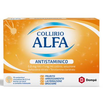 Collirio alfa antistaminico 0,8 mg/ml + 1 mg/ml collirio, soluzione