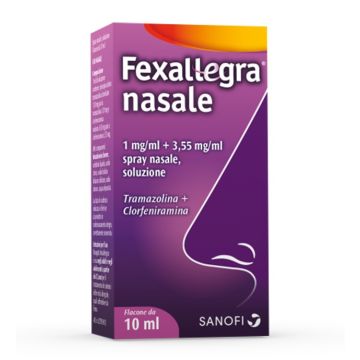 Fexallegra nasale 1 mg/ml + 3,55 mg/ml spray nasale soluzione