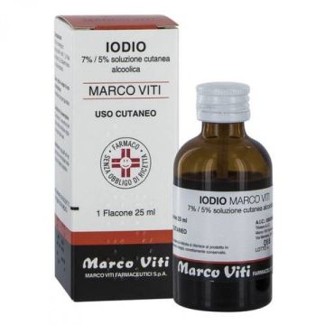 Iodio marco viti 7%/5% soluzione cutanea alcolica