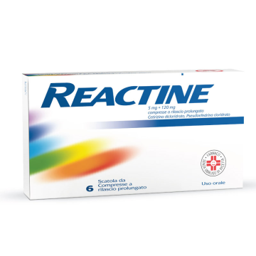 Reactine 5 mg + 120 mg compresse a rilascio prolungato 6 compresse