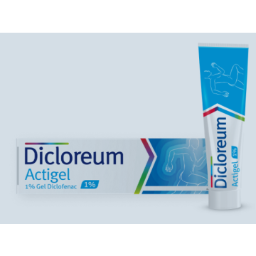 Dicloreum actigel 1 % gel
