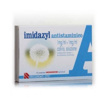 Imidazyl antistaminico 1 mg/ml + 1 mg/ml collirio, soluzione