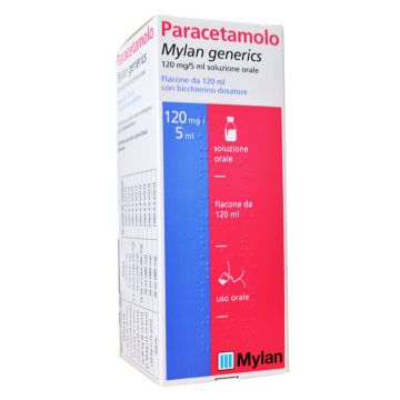 Paracetamolo mylan generics 120 mg/5 ml soluzione orale