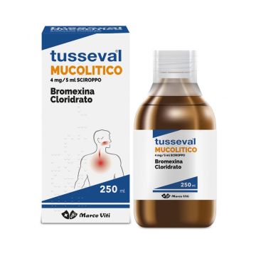 Tusseval mucolitico 4 mg/5 ml sciroppo