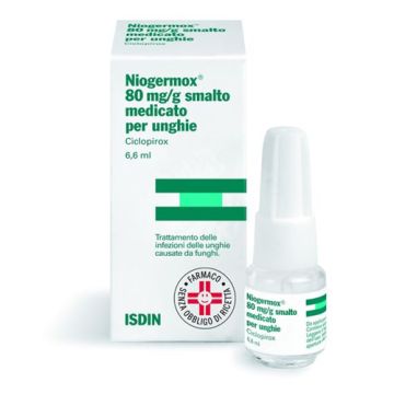 Niogermox 80 mg/g smalto medicato per unghie