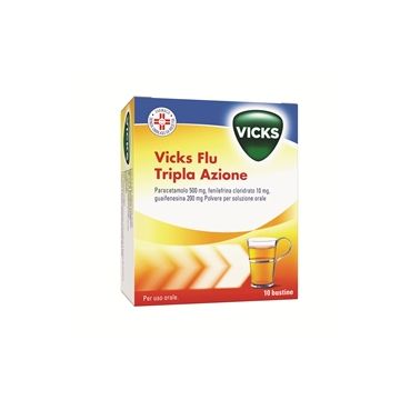 Vicks flu tripla azione polvere per soluzione orale
