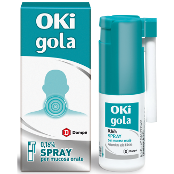 Oki gola 0,16% spray per mucosa orale