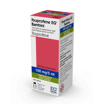 Ibuprofene eg bambini 100mg/5ml sospensione orale