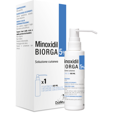 Minoxidil biorga 5% soluzione cutanea