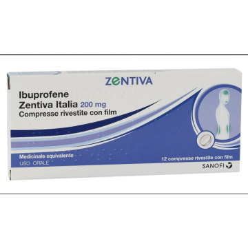 Ibuprofene zentiva italia 200 mg compresse rivestite con film
