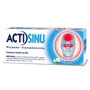 Actisinu 200 mg/30 mg compresse rivestite con film
