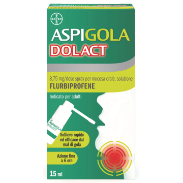 Aspigoladolact 8,75 mg/dose spray per mucosa orale soluzione