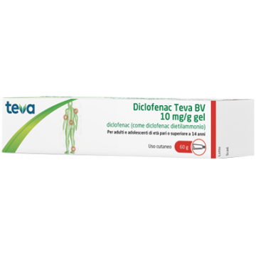 Diclofenac gel 10mg/g  60gteva