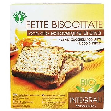 Fette biscottate integrali senza zucchero 270 g