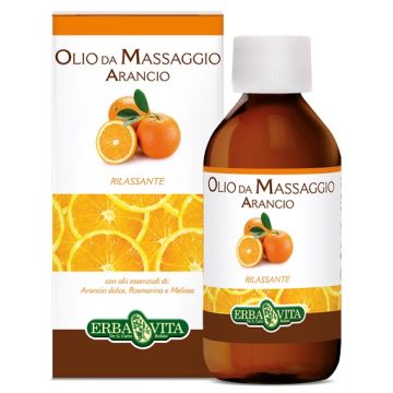 Arancio olio massaggio 250ml erbavita