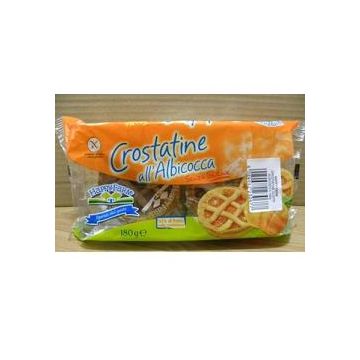 Happy farm crostata di albicocche senza glutine 180 g