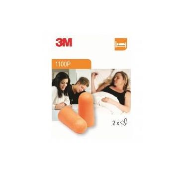 Tappo auricolare barriera rumori monouso 1100p 4 pezzi