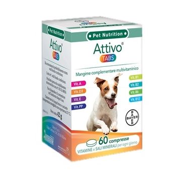 Attivo tabs astuccio da 60 compresse altamente appetibili