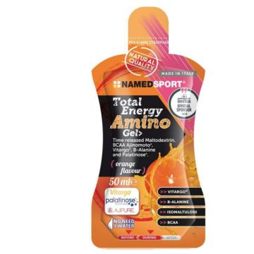 Total energy amino gel orange flavour 50 ml