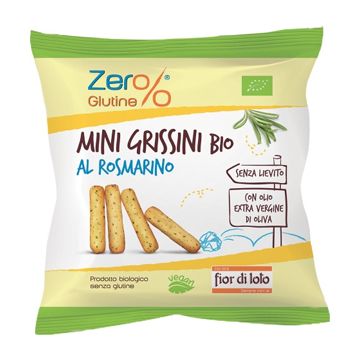 Mini grissini al rosmarino bio monoporzione 30 g