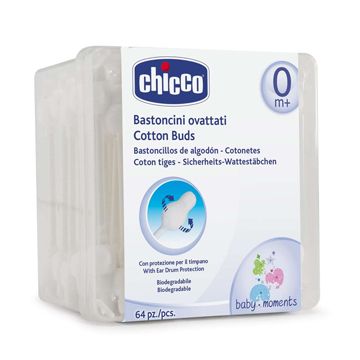 Chicco sicur net bastoncini ovattati 64 pezzi